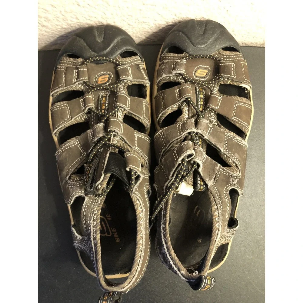 Skechers - Youth - Size 2 - Journey Migrate Sandals - Water Shoes - Boys - Brown